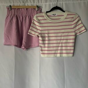 Double Zero 2 piece set, shorts & top